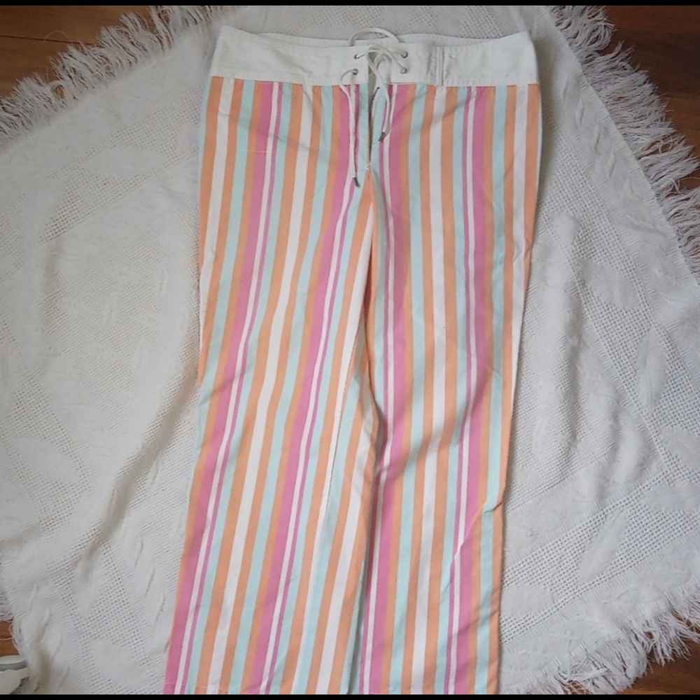 TH pastel striped capris